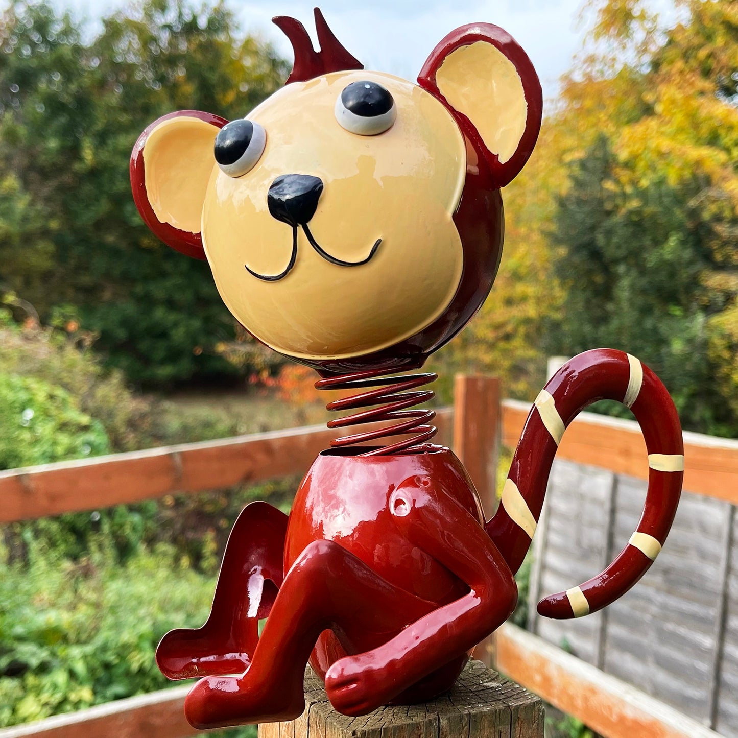 Minky The Monkey Garden Sculpture