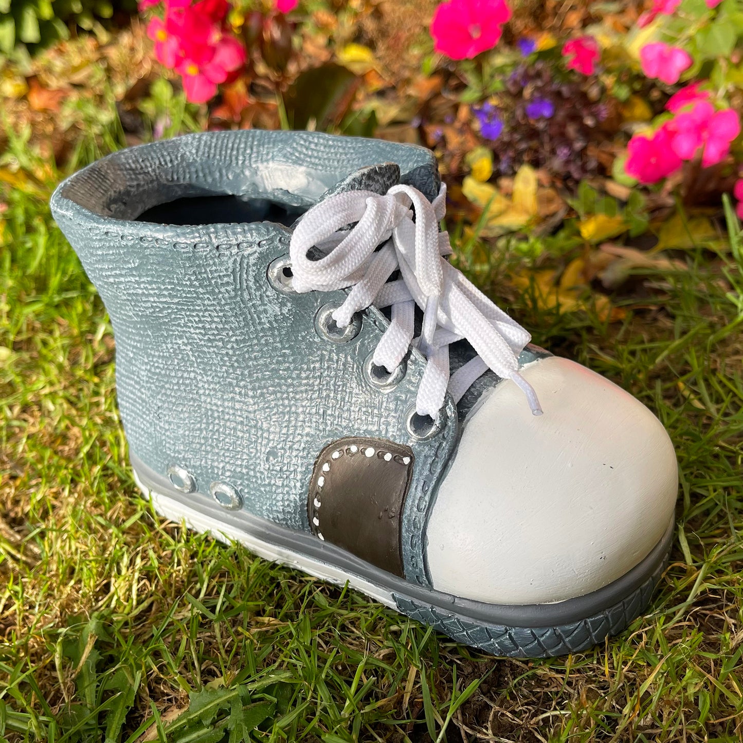 Resin Pair Of Boot Planters