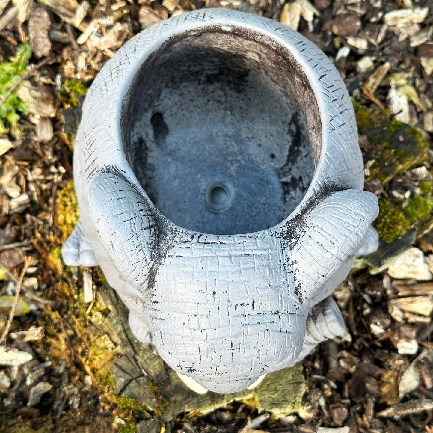 Cement Elephant Planter 20cm