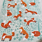 Ulster Weavers Foraging Fox Geschirrtuch