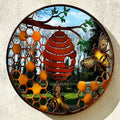 Honeycomb Beehive Mirrored Wall Art 60cm