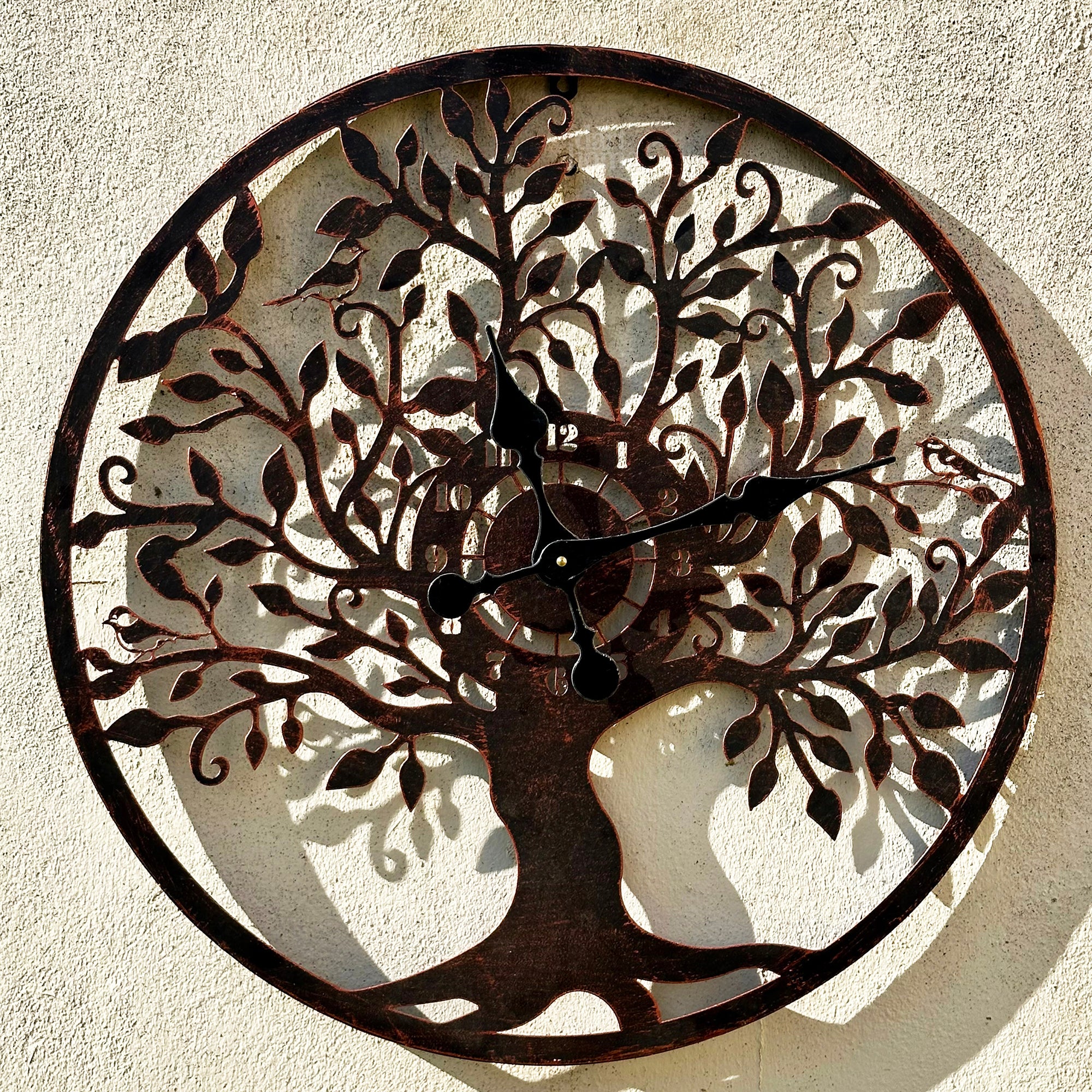 Darthome Copper Tree Of Life Garden Clock 60cm