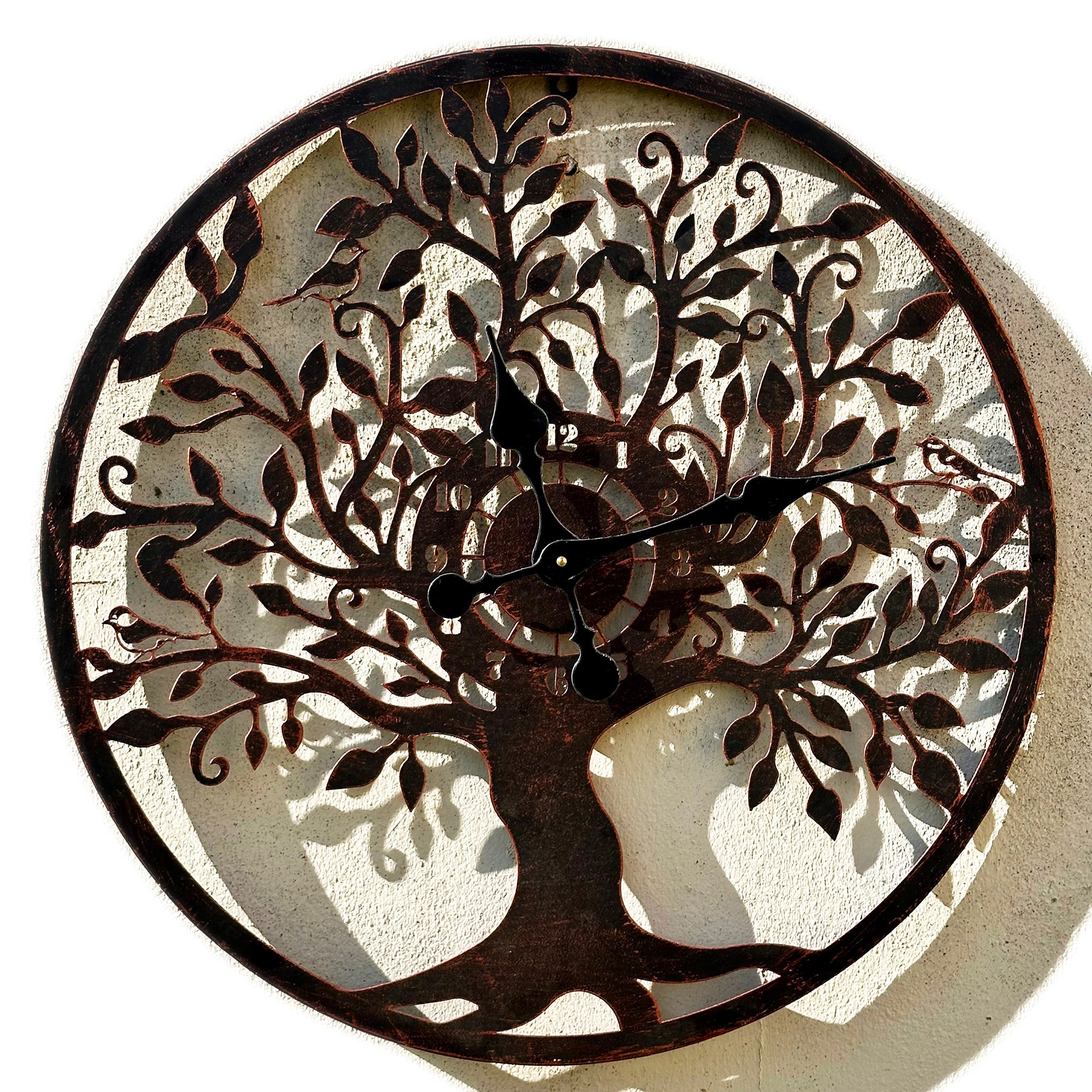 Copper Tree Of Life Garden Clock 60cm