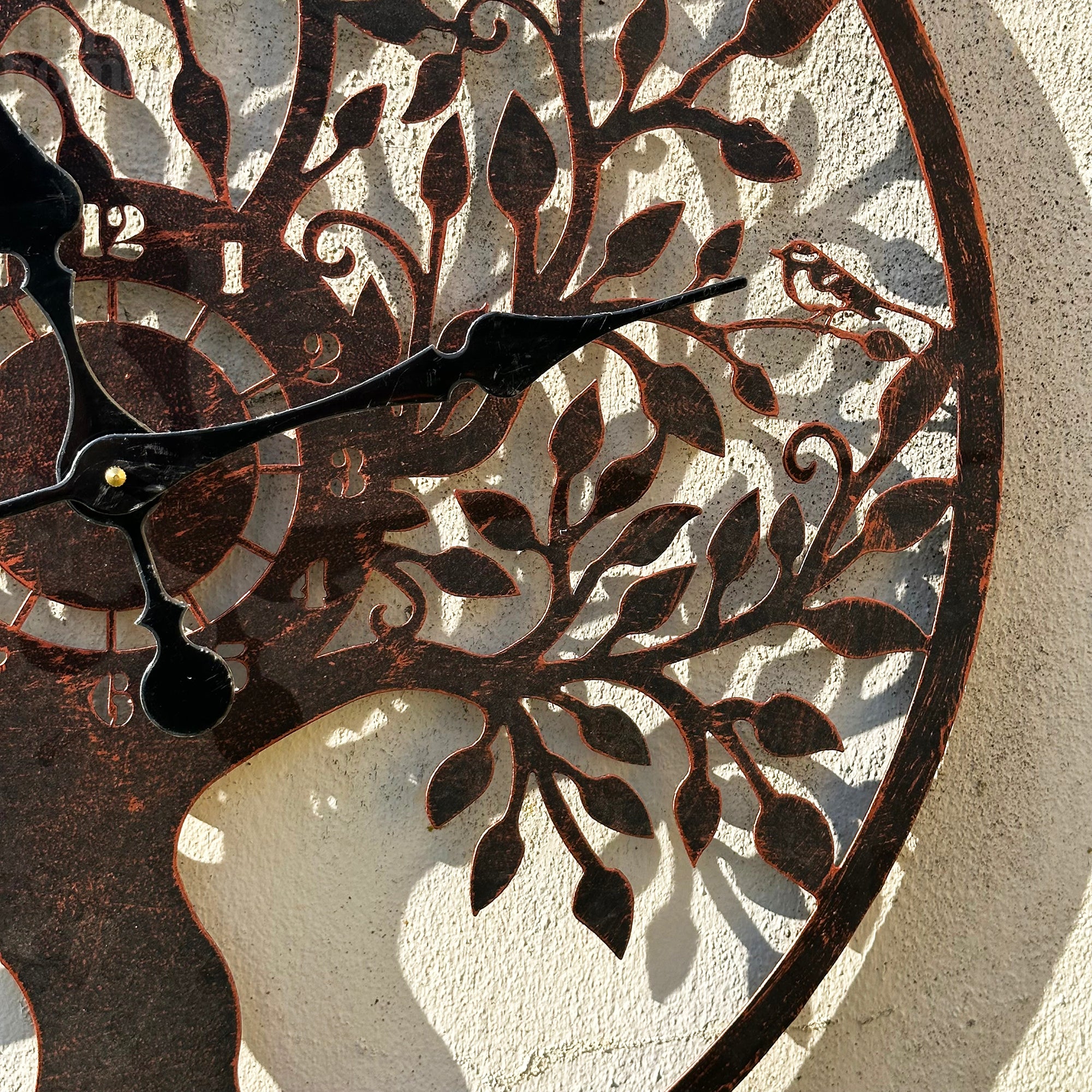 Copper Tree Of Life Garden Clock 60cm