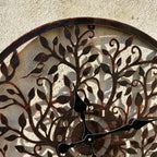 Copper Tree Of Life Garden Clock 60cm