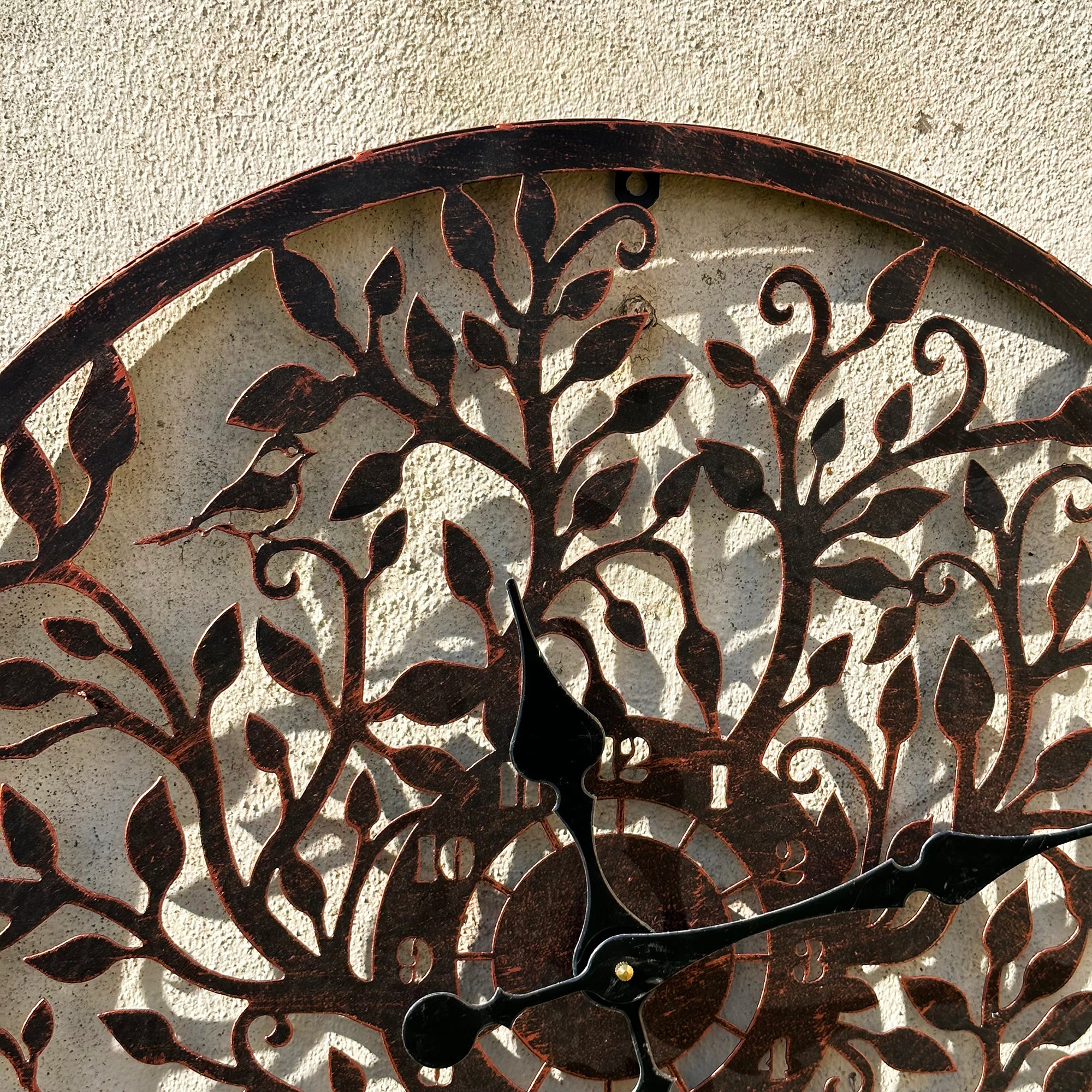 Copper Tree Of Life Garden Clock 60cm