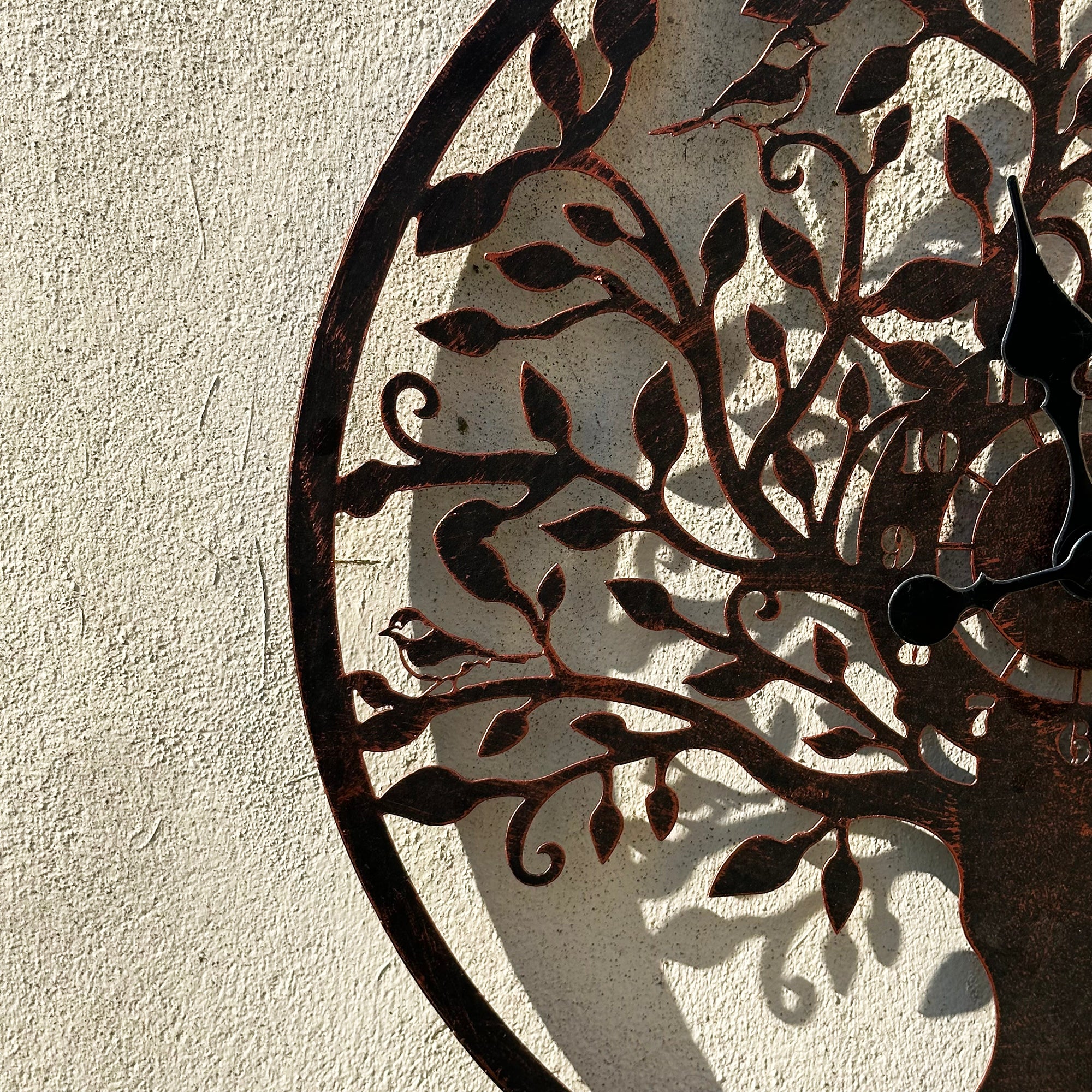 Copper Tree Of Life Garden Clock 60cm