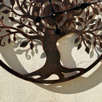 Copper Tree Of Life Garden Clock 60cm