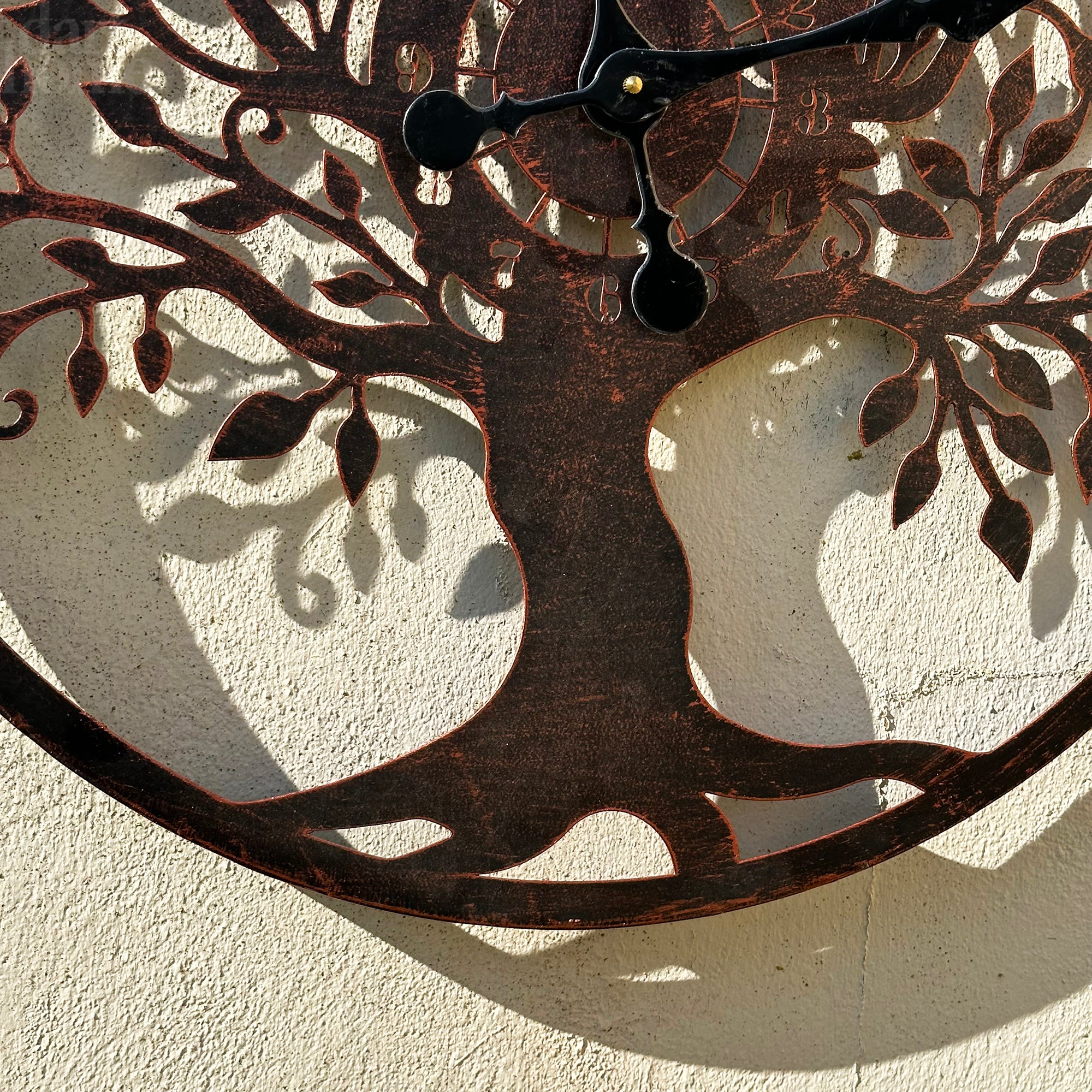 Copper Tree Of Life Garden Clock 60cm