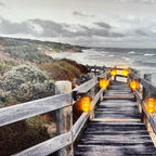 Seashore LED Boardwalk Canvas Wall Art 60cm
