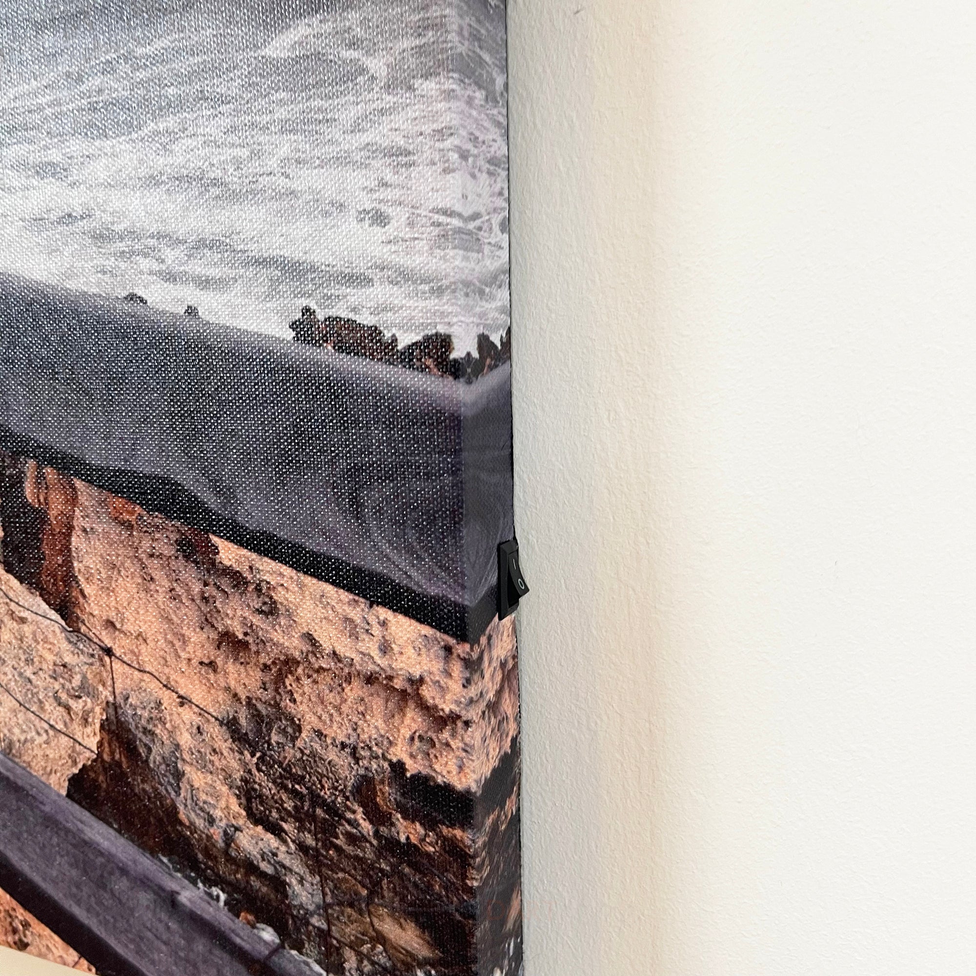 Seashore LED Boardwalk Canvas Wall Art 60cm