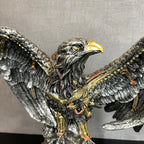 Silbernes Steampunk-Adler-Ornament