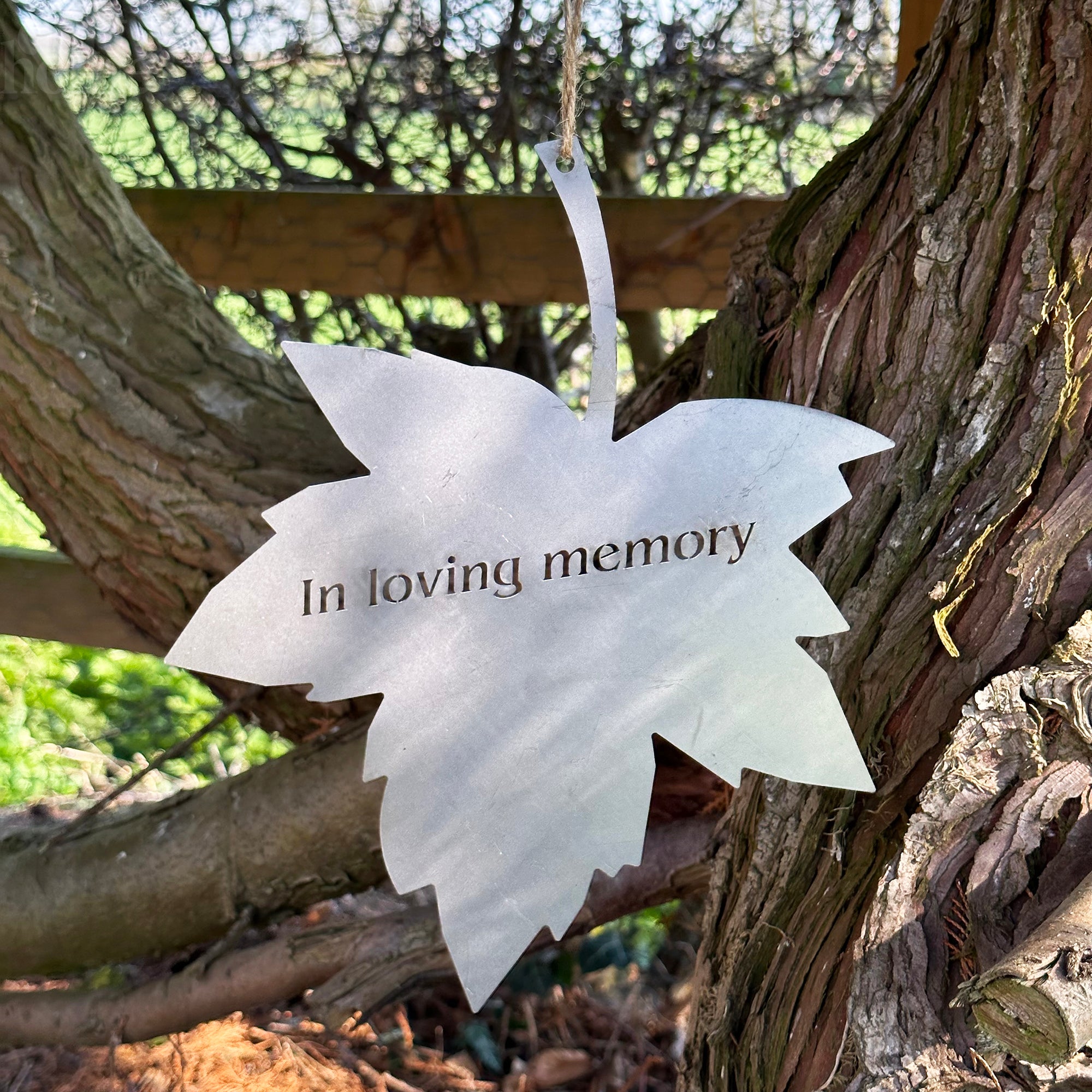 Ready To Rust In Loving Memory Falling Leaf Art