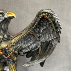 Silbernes Steampunk-Adler-Ornament