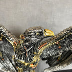 Silbernes Steampunk-Adler-Ornament