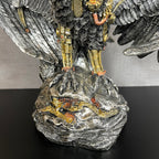 Silbernes Steampunk-Adler-Ornament