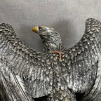 Silbernes Steampunk-Adler-Ornament