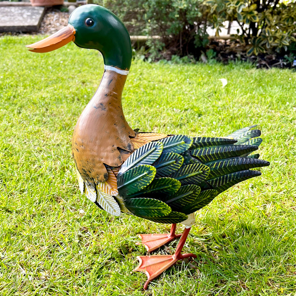Light Brown Mallard Duck Garden Ornament