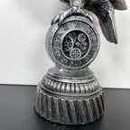 Silver Steampunk Pilot Bird Ornament