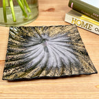 Square Aurora Purple Decorative Plate