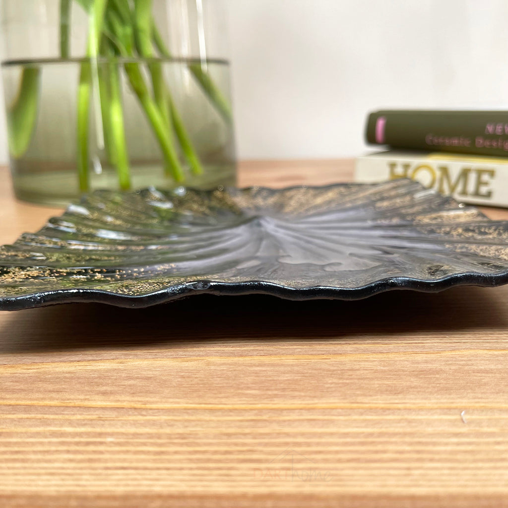 Square Aurora Purple Decorative Plate