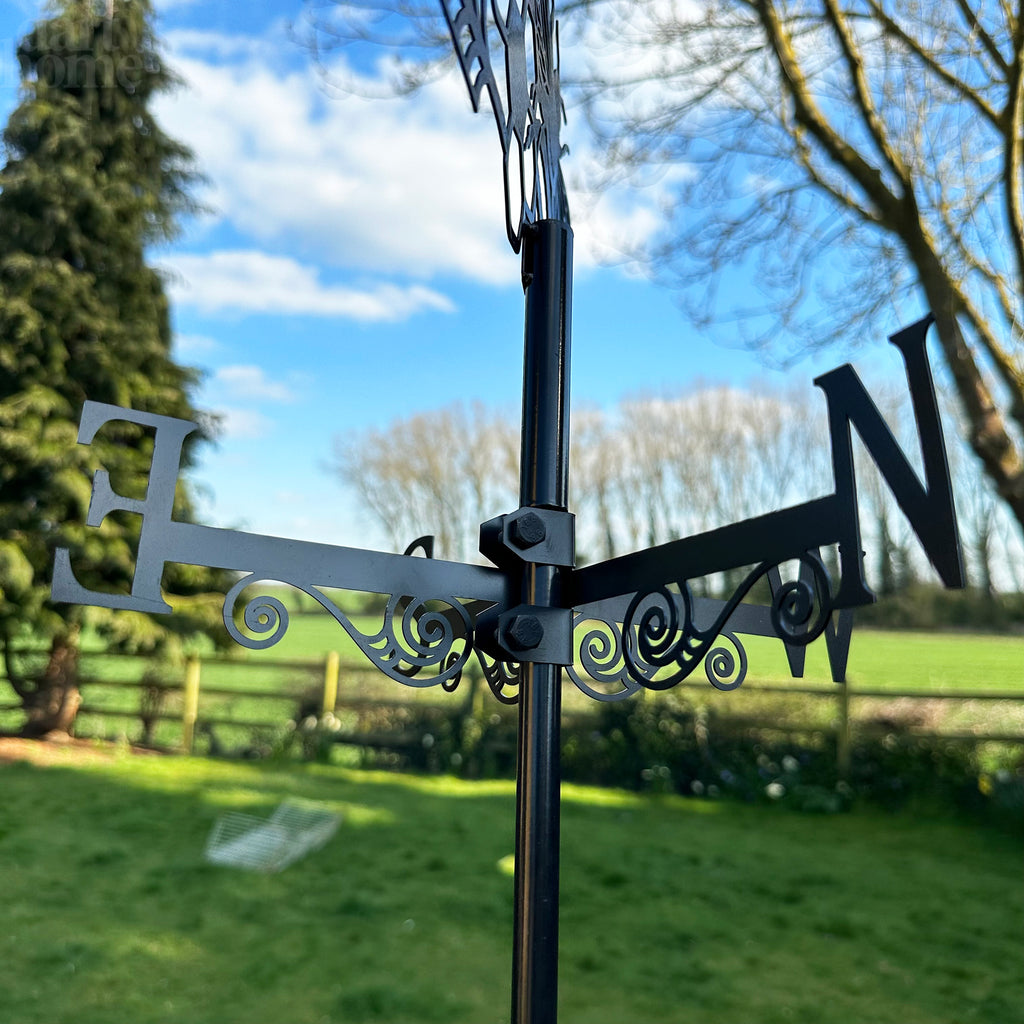 Honeycomb Bee Silhouette Weathervane