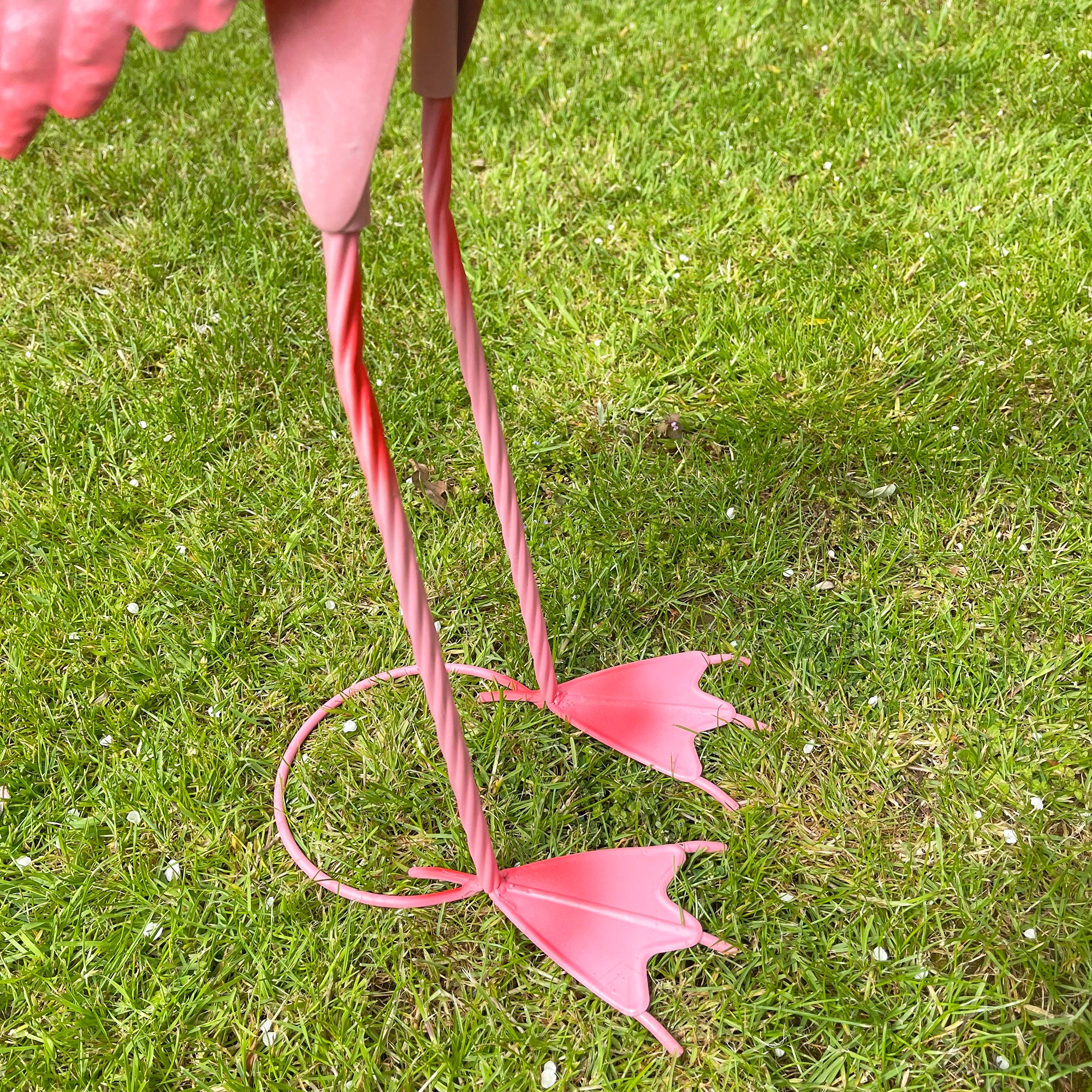 Flamingo Garden Ornament Head Up