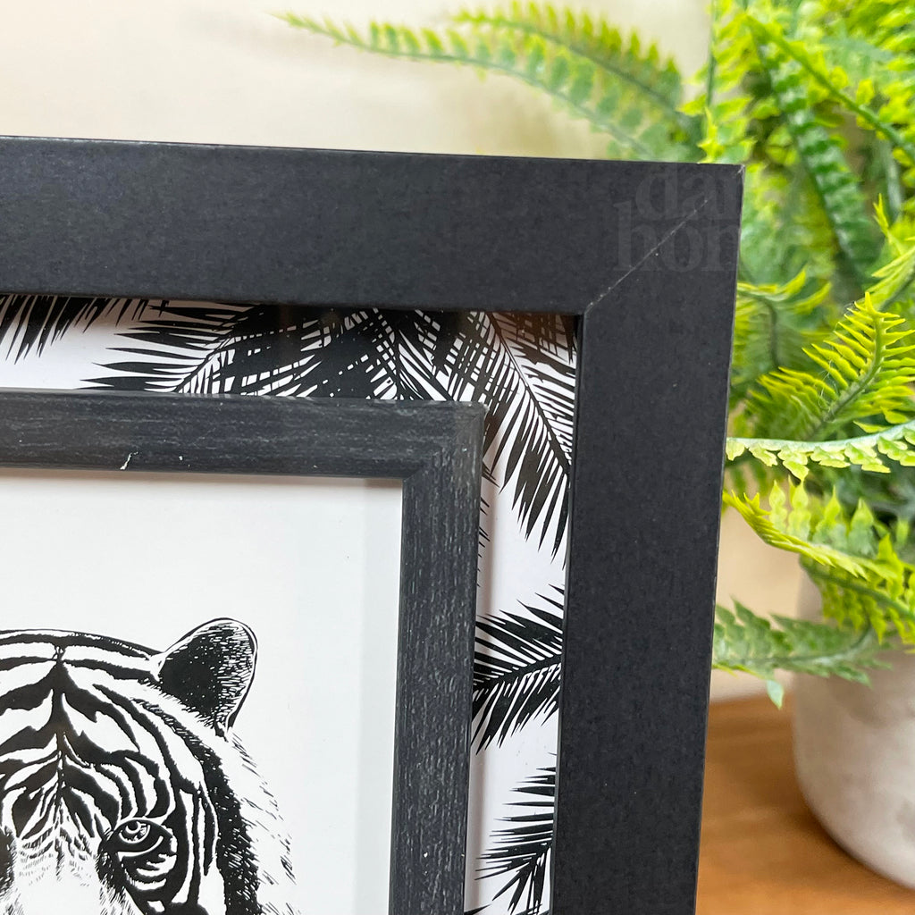 Black Jungle Photo Frame 4x6"