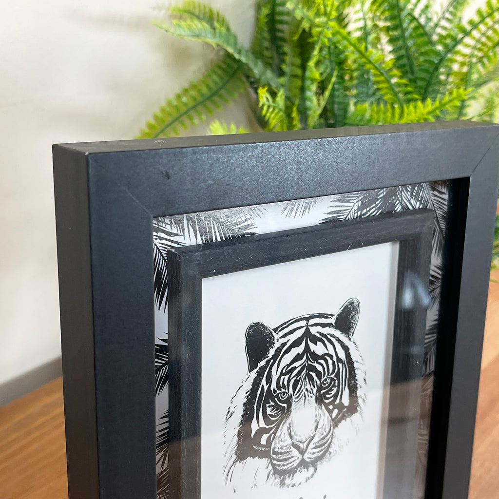 Black Jungle Photo Frame 4x6"