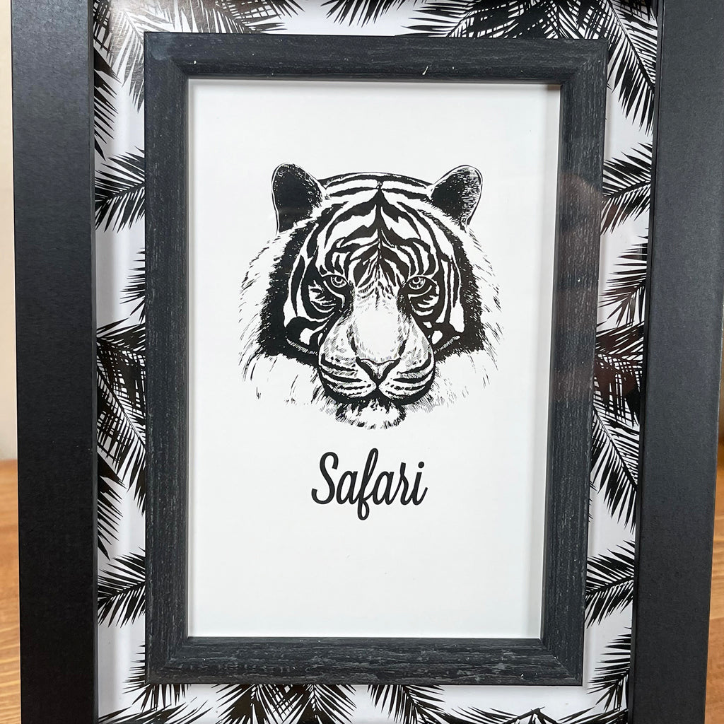 Black Jungle Photo Frame 4x6"