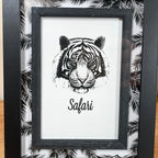 Black Jungle Photo Frame 4x6"