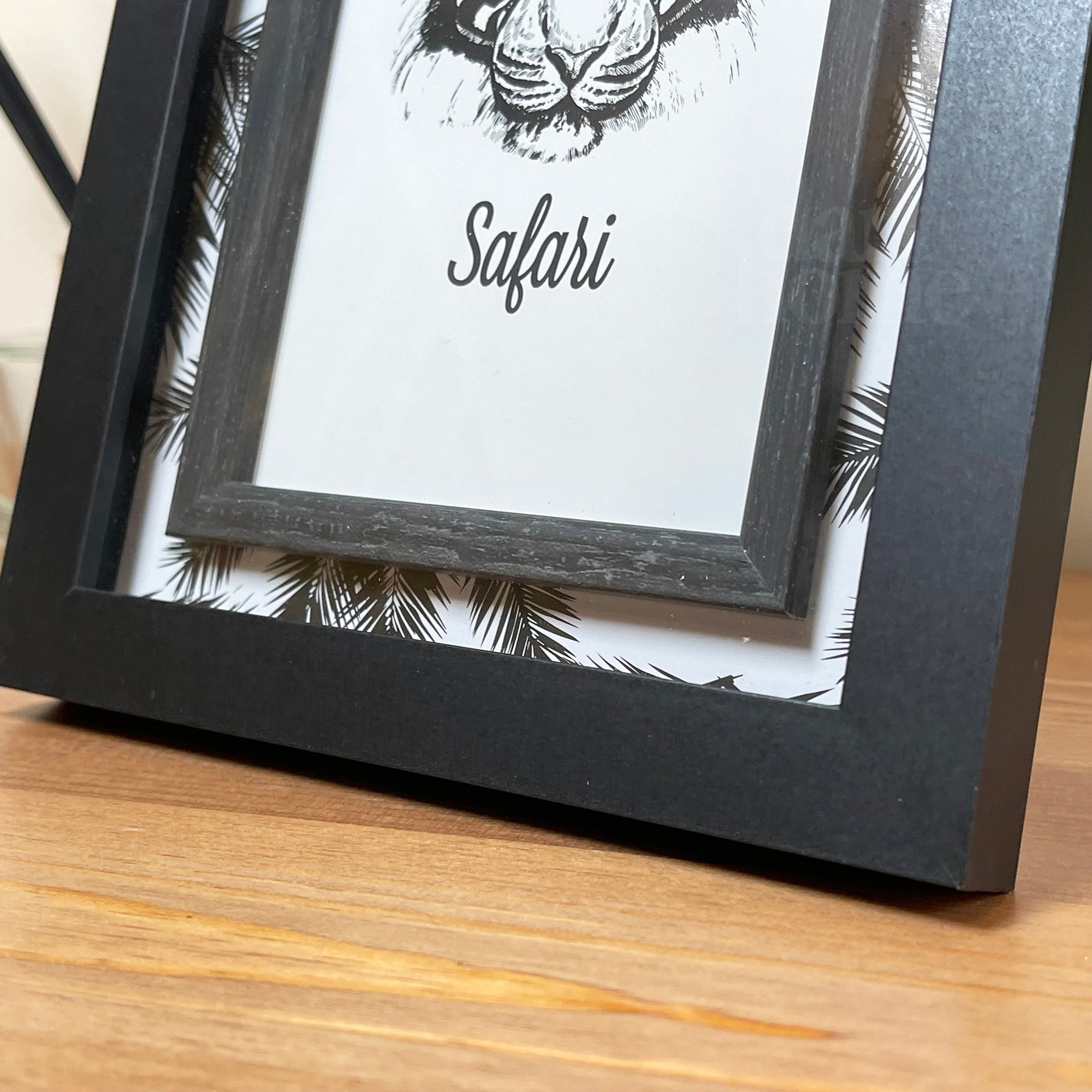 Black Jungle Photo Frame 4x6"