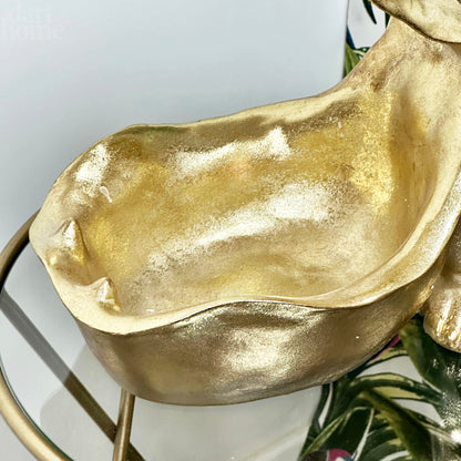 Gold Harry Hippo Storage Bowl