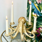 Gold Ollie Octopus Candlestick Holder