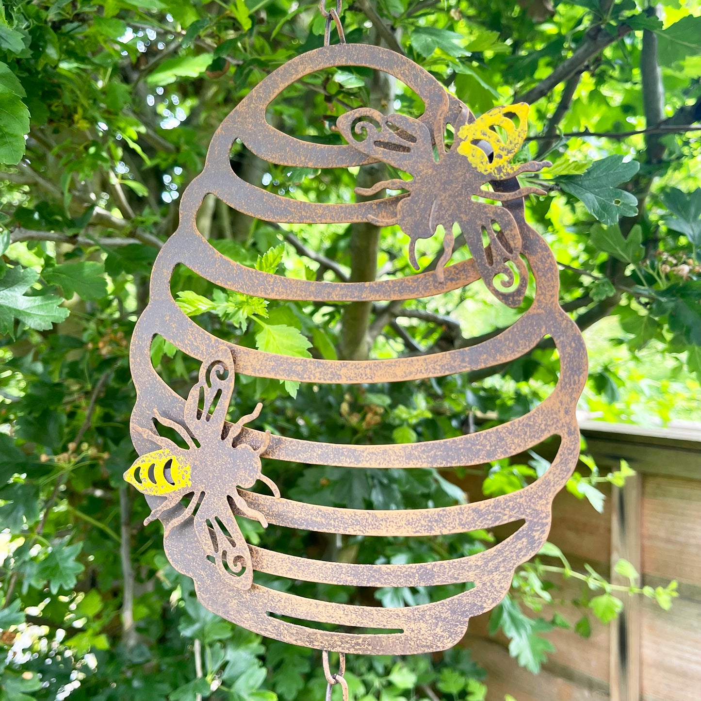Cast Iron Bee Wind Chime