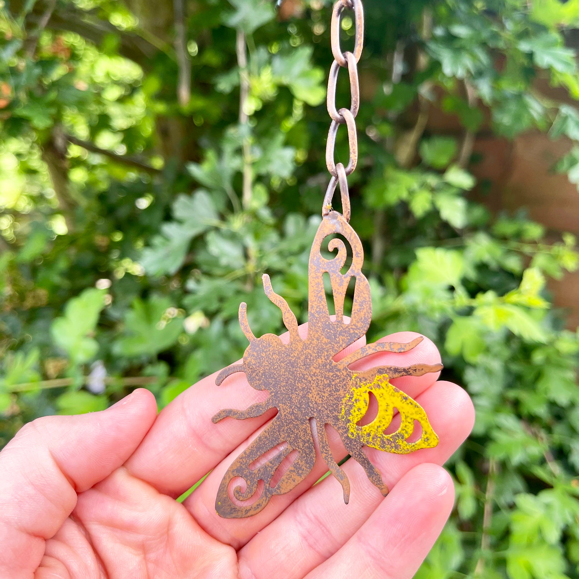 Cast Iron Bee Wind Chime