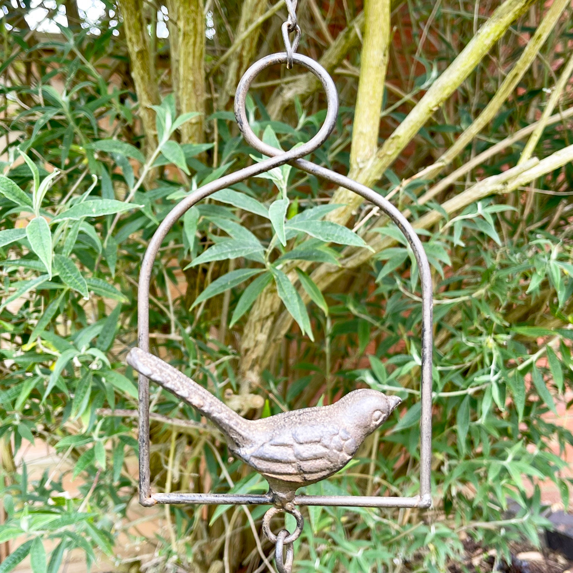 Cast Iron Robin Wind Chime