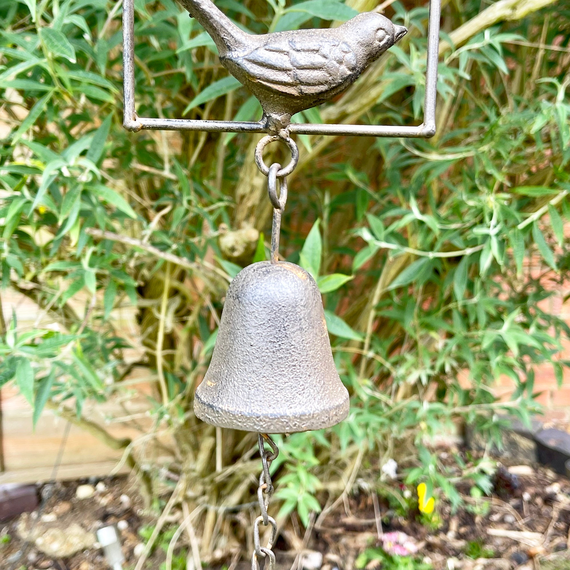 Cast Iron Robin Wind Chime