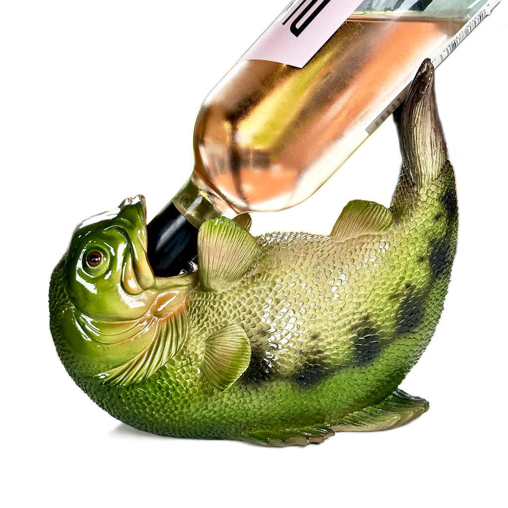 Betrunkener Fisch Weinflaschenhalter