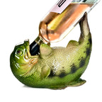 Betrunkener Fisch Weinflaschenhalter