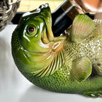 Betrunkener Fisch Weinflaschenhalter