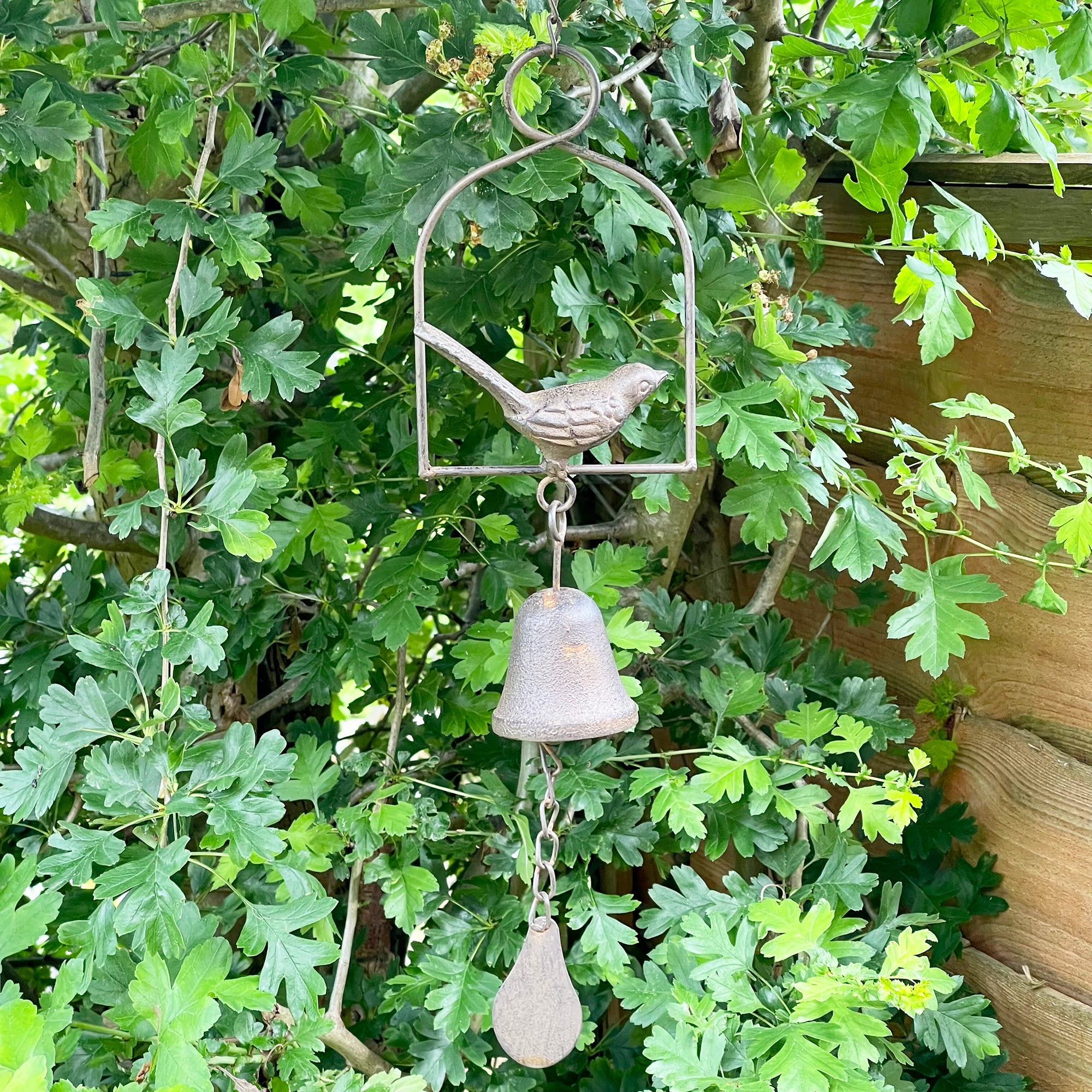 Cast Iron Robin Wind Chime