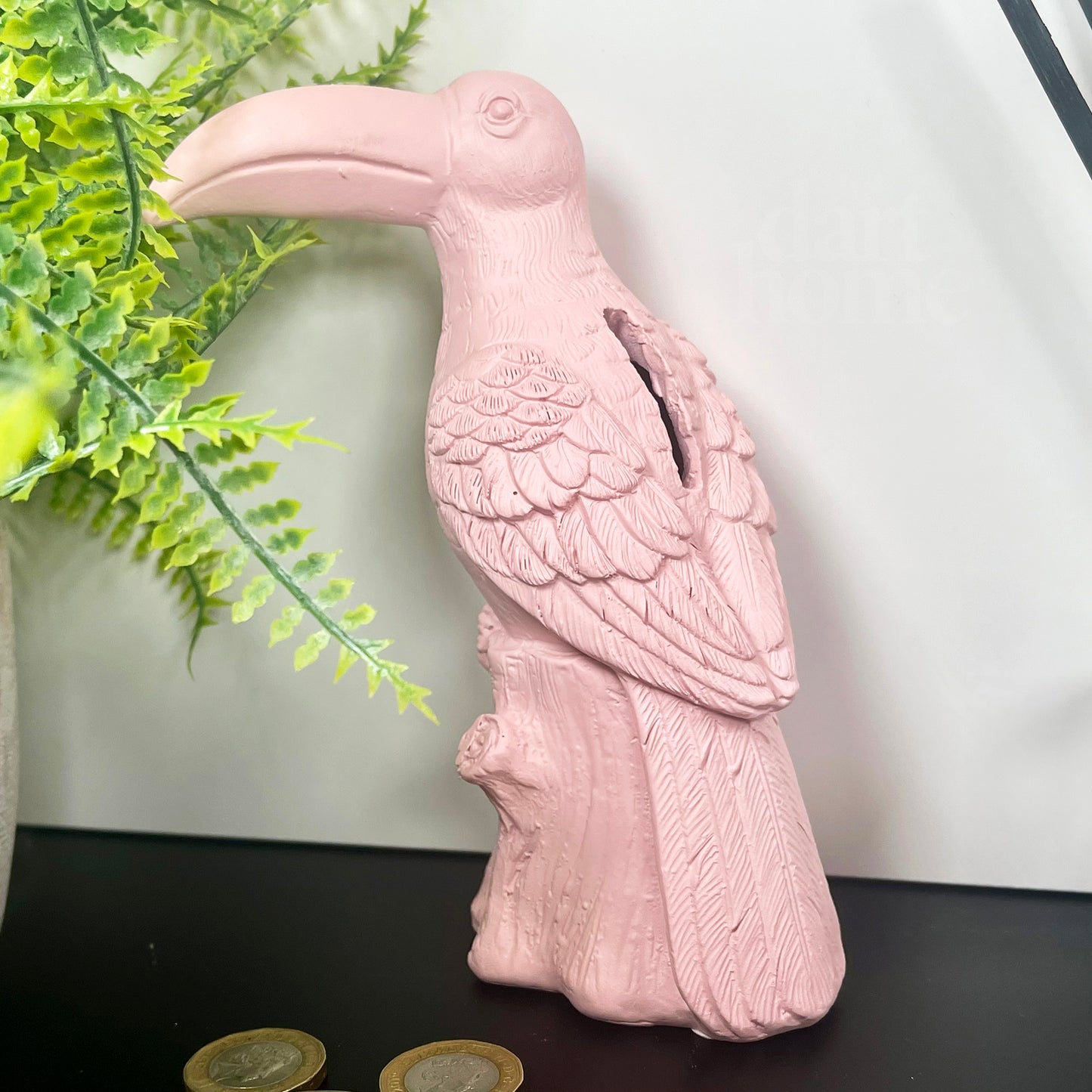 Pink Toucan Money Bank