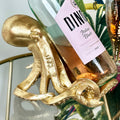 Gold Ollie Octopus Wine Bottle Holder