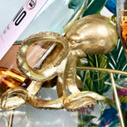 Gold Ollie Octopus Weinflaschenhalter