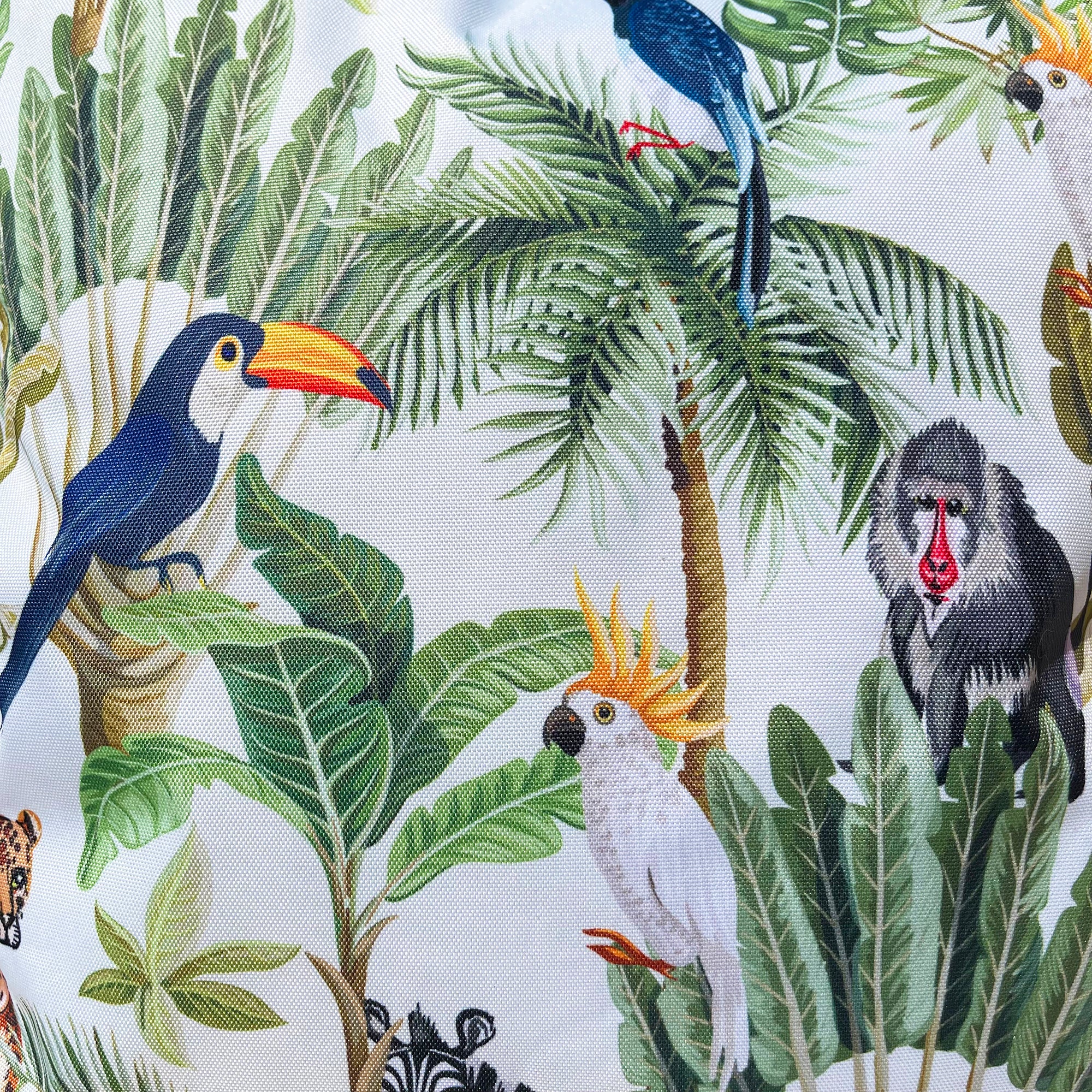 Jungle Scene Outdoor Cushion