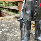 Silver Tin Man Garden Sculpture