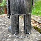 Silver Tin Man Garden Sculpture