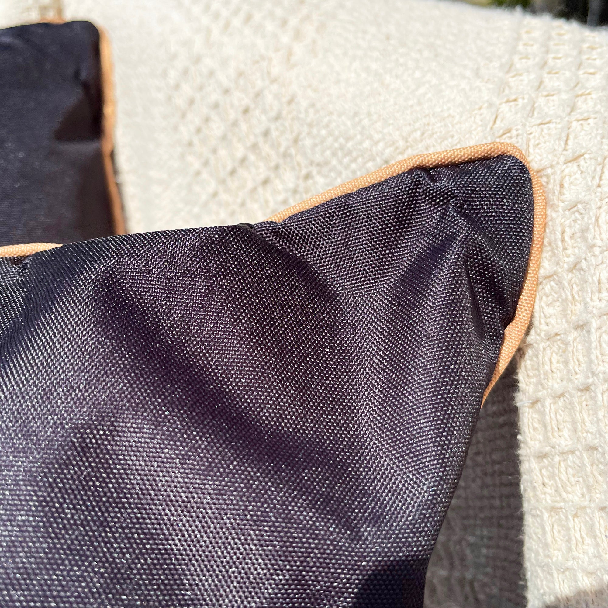 Black Queen Bee Outdoor Cushion