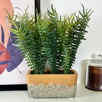 Faux Potted Fern Plant In Terracotta Pot